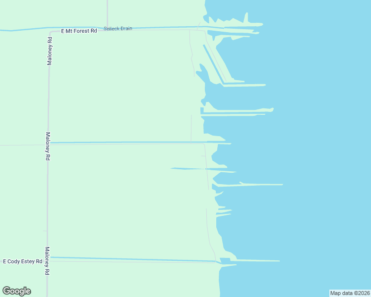 map of restaurants, bars, coffee shops, grocery stores, and more near 4757 North Saginaw Bay Shore Drive in Pinconning