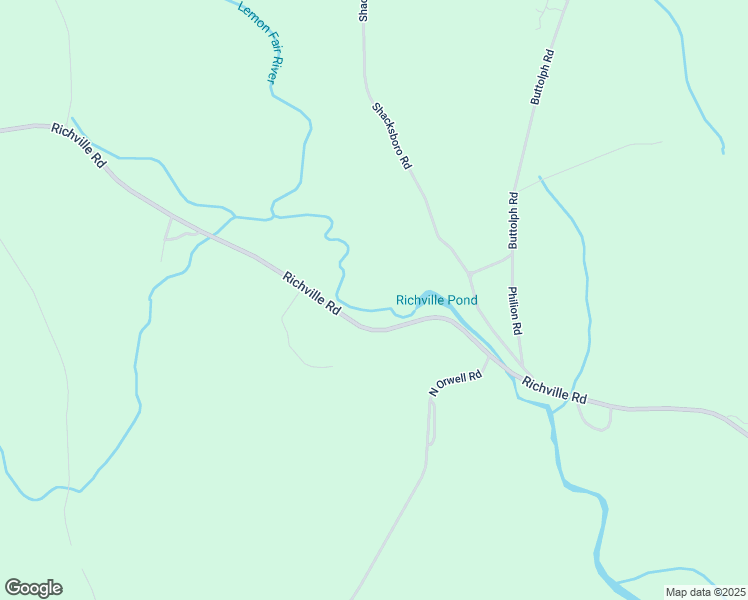 map of restaurants, bars, coffee shops, grocery stores, and more near 1990 Richville Road in Shoreham