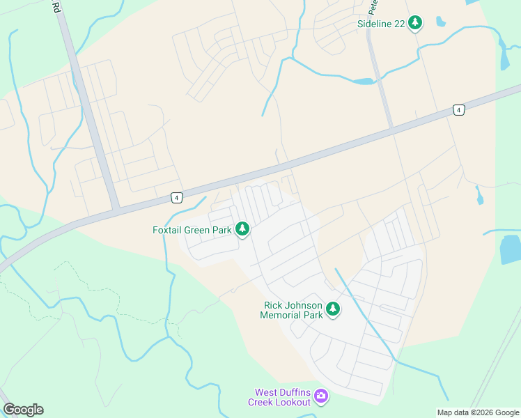 map of restaurants, bars, coffee shops, grocery stores, and more near 2417 Fall Harvest Crescent in Pickering
