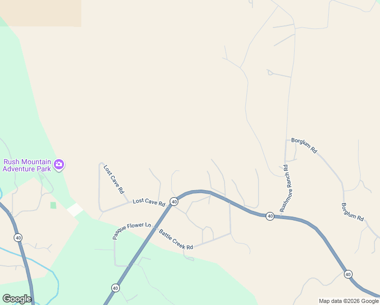map of restaurants, bars, coffee shops, grocery stores, and more near 13688 South Dakota 40 in Keystone