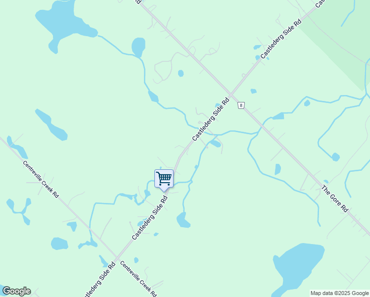 map of restaurants, bars, coffee shops, grocery stores, and more near 7314 Castlederg Side Road in Caledon