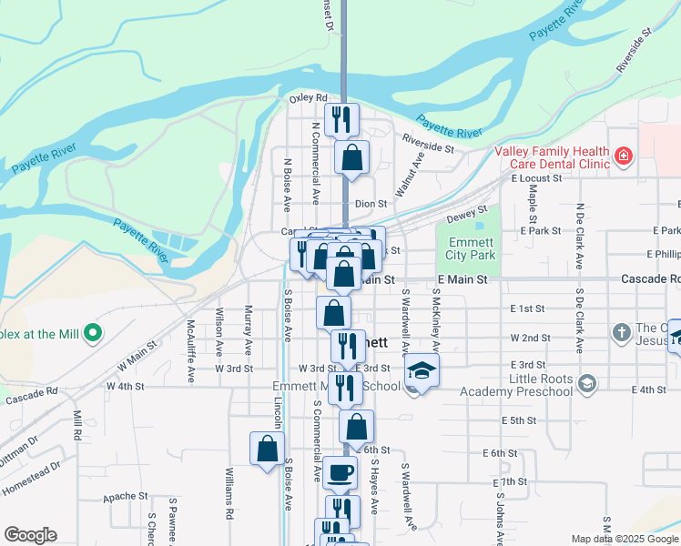 102 West Main Street, Emmett ID Walk Score