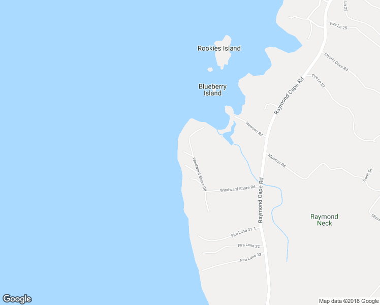 map of restaurants, bars, coffee shops, grocery stores, and more near 46 Windward Shore Road in Raymond