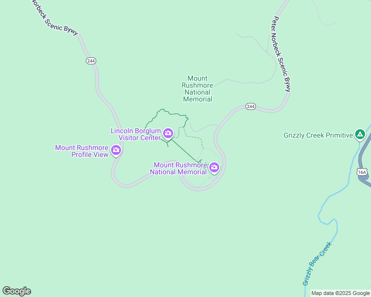 map of restaurants, bars, coffee shops, grocery stores, and more near 13000 South Dakota 244 in Keystone