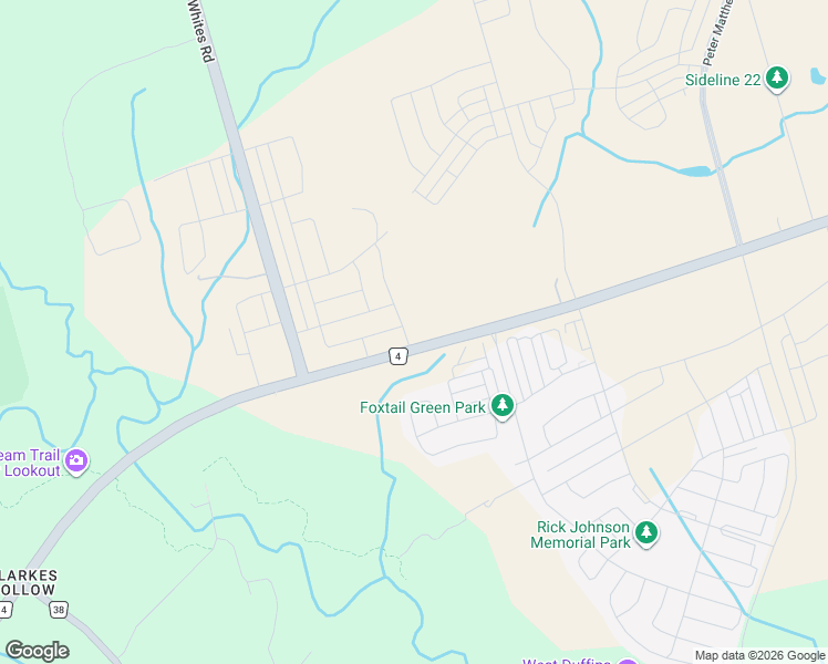 map of restaurants, bars, coffee shops, grocery stores, and more near 2805 Albatross Way in Pickering