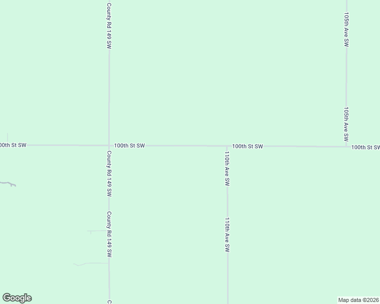 map of restaurants, bars, coffee shops, grocery stores, and more near 11145 100th Street Southwest in Hayfield