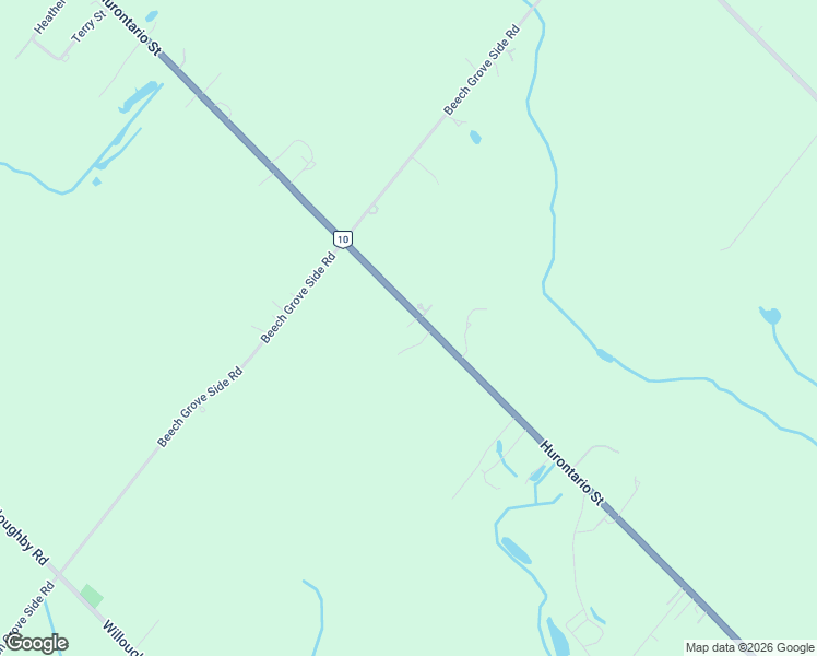 map of restaurants, bars, coffee shops, grocery stores, and more near 19290 Hurontario Street in Caledon Village
