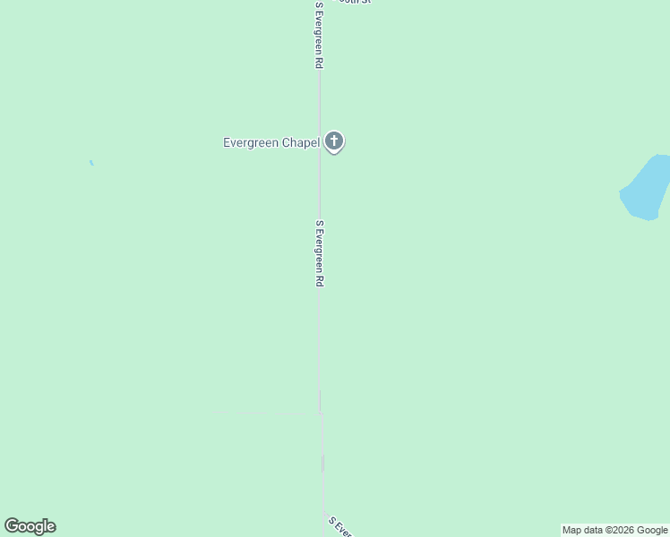 map of restaurants, bars, coffee shops, grocery stores, and more near 7652 South Evergreen Road in Township of Branch