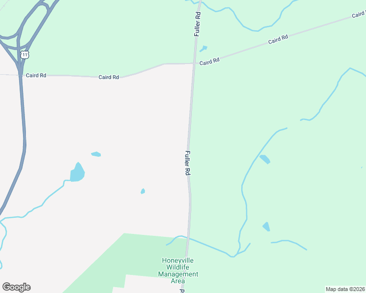 map of restaurants, bars, coffee shops, grocery stores, and more near 14445 Fuller Road in Adams Center