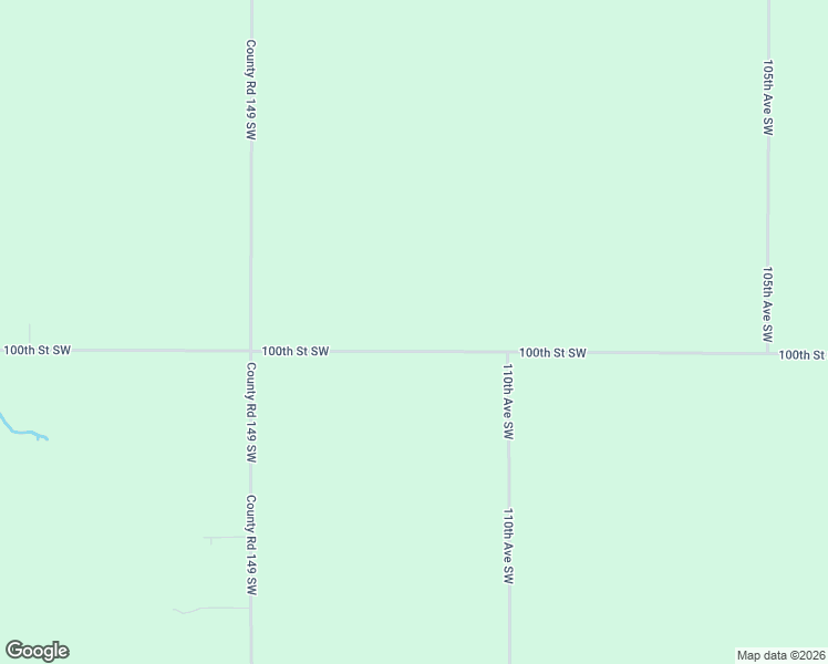map of restaurants, bars, coffee shops, grocery stores, and more near 11145 100th Street Southwest in Hayfield