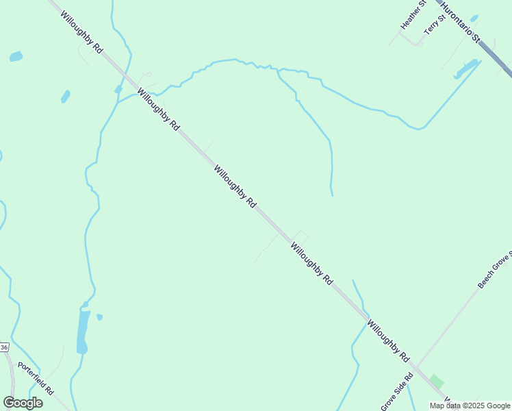 map of restaurants, bars, coffee shops, grocery stores, and more near 19769 Willoughby Road in Regional Municipality of Peel