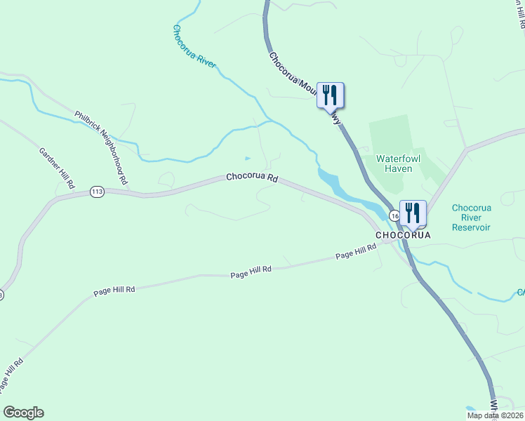 map of restaurants, bars, coffee shops, grocery stores, and more near 963 Page Hill Road in Tamworth