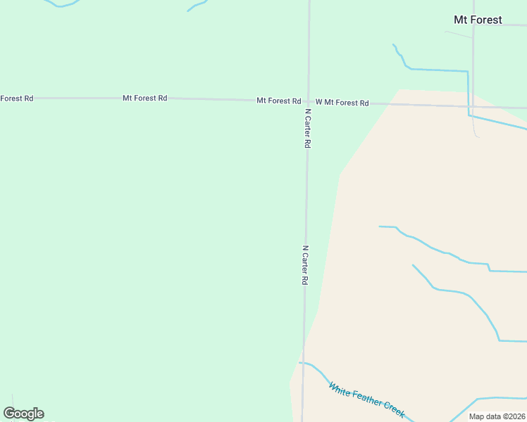 map of restaurants, bars, coffee shops, grocery stores, and more near 4501-4899 North Carter Road in Pinconning