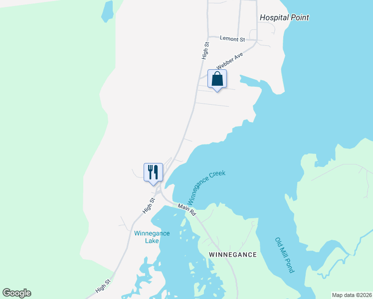map of restaurants, bars, coffee shops, grocery stores, and more near 56 High Street in Bath