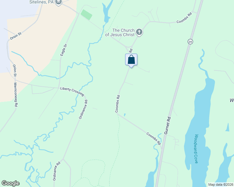 map of restaurants, bars, coffee shops, grocery stores, and more near 260 Coombs Road in Brunswick