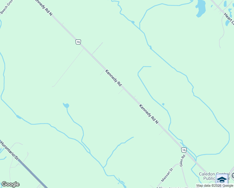 map of restaurants, bars, coffee shops, grocery stores, and more near 18580-19090 Kennedy Road in Caledon