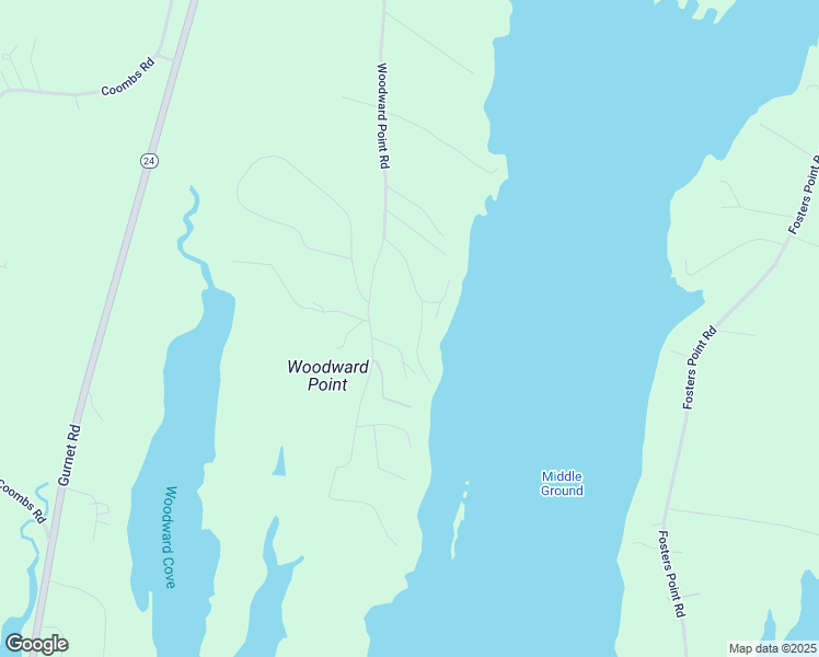 map of restaurants, bars, coffee shops, grocery stores, and more near 2 Chase Lane in Brunswick