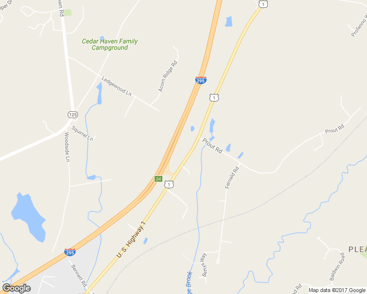 map of restaurants, bars, coffee shops, grocery stores, and more near 1285 U.S. 1 in Freeport