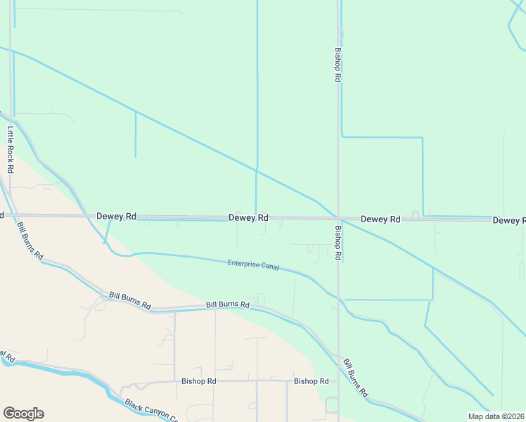 map of restaurants, bars, coffee shops, grocery stores, and more near 9605 Dewey Road in Emmett