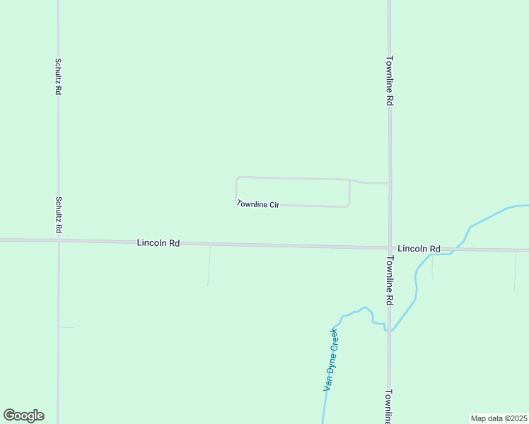 map of restaurants, bars, coffee shops, grocery stores, and more near W7557 Townline Circle in Van Dyne