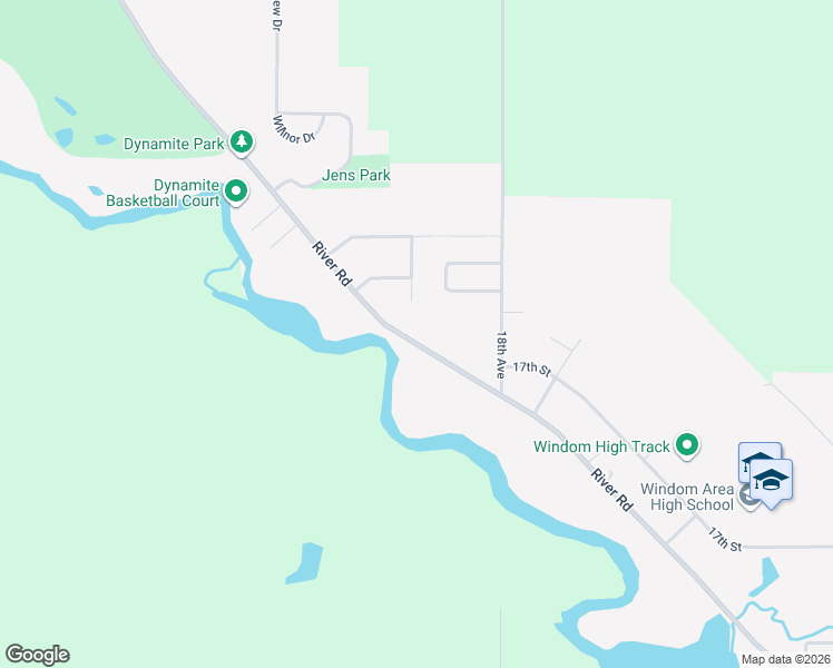 map of restaurants, bars, coffee shops, grocery stores, and more near 1990 County Road 13 in Windom