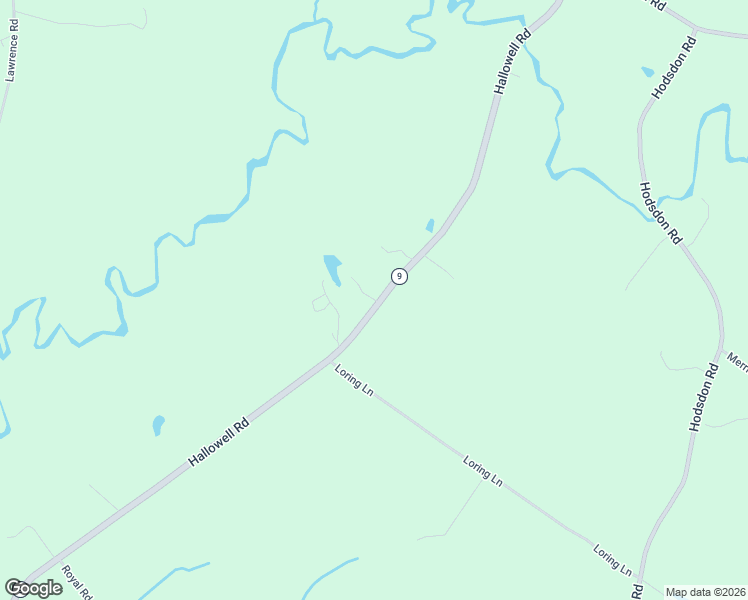 map of restaurants, bars, coffee shops, grocery stores, and more near 230 Hallowell Road in Pownal