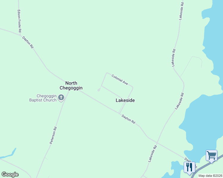 map of restaurants, bars, coffee shops, grocery stores, and more near 44 Bellmont Avenue in Yarmouth