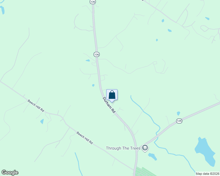 map of restaurants, bars, coffee shops, grocery stores, and more near 92 Durham Rd in Freeport