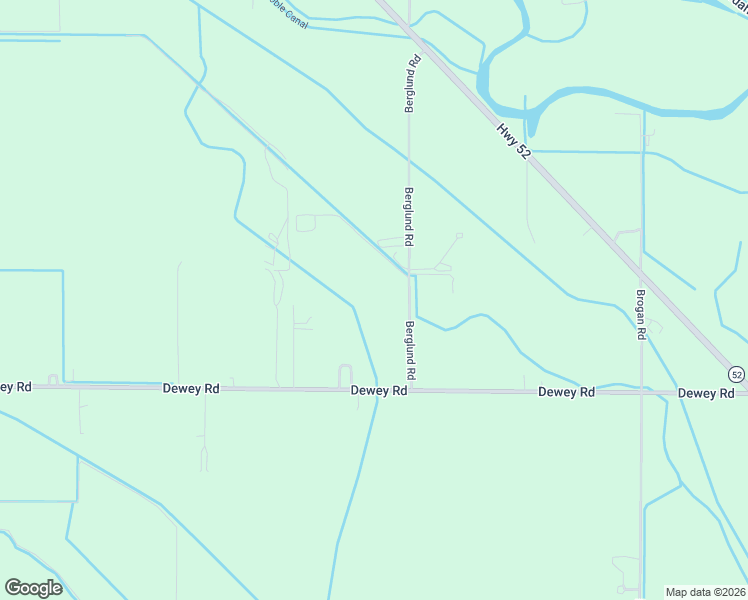 map of restaurants, bars, coffee shops, grocery stores, and more near 2625 Berglund Road in Emmett