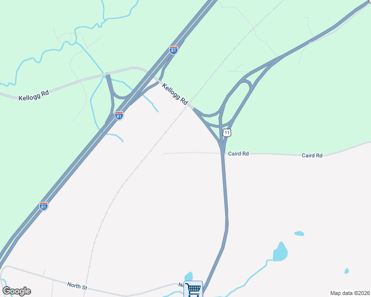 map of restaurants, bars, coffee shops, grocery stores, and more near 18669 Owens Road in Adams Center