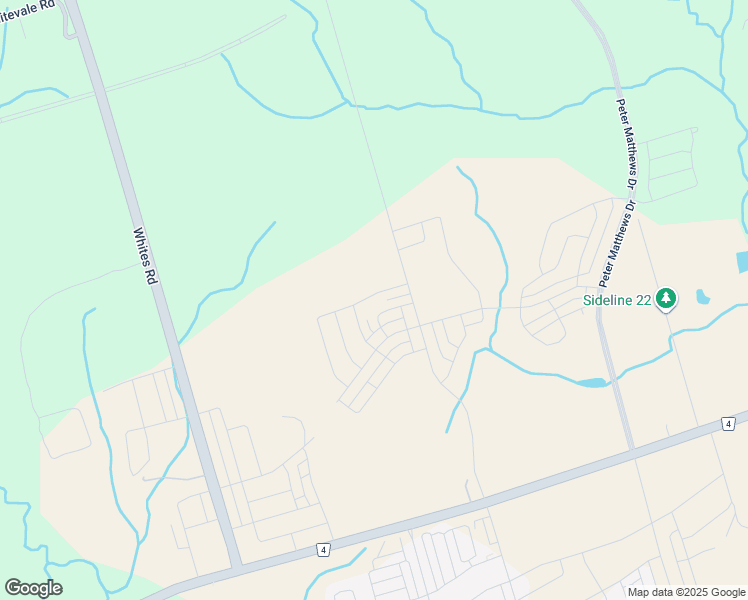 map of restaurants, bars, coffee shops, grocery stores, and more near 2701 24 Sideline in Pickering