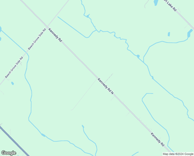 map of restaurants, bars, coffee shops, grocery stores, and more near 19090 Kennedy Road in Caledon