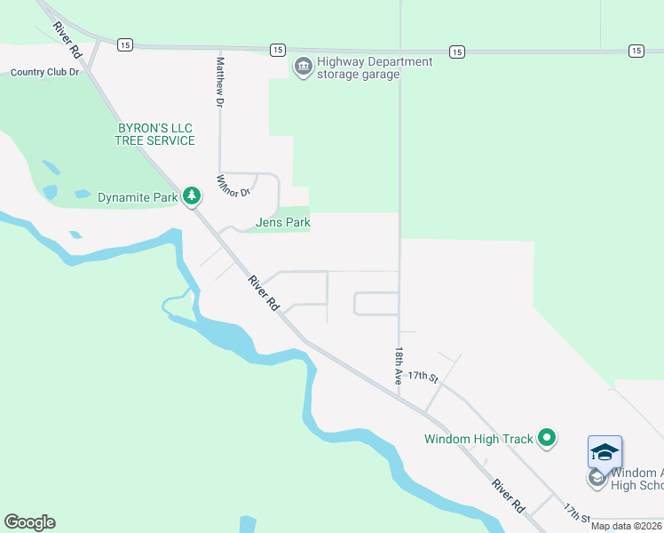 map of restaurants, bars, coffee shops, grocery stores, and more near 1992 Great Bend Boulevard in Windom