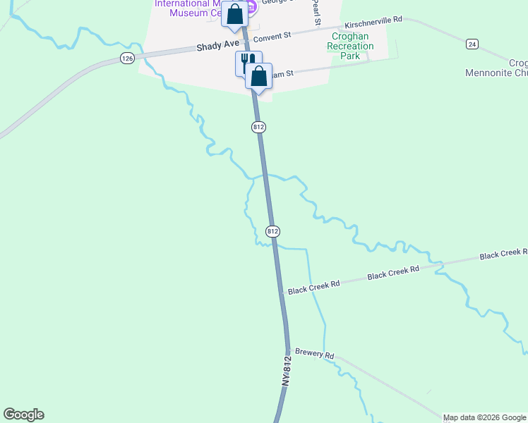 map of restaurants, bars, coffee shops, grocery stores, and more near 9425 New York 812 in Lowville