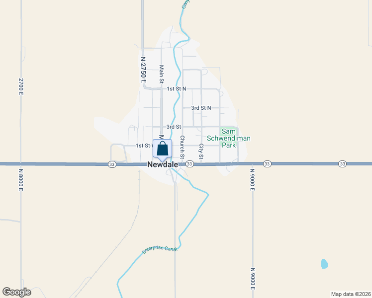 map of restaurants, bars, coffee shops, grocery stores, and more near 148-198 Church Street in Newdale