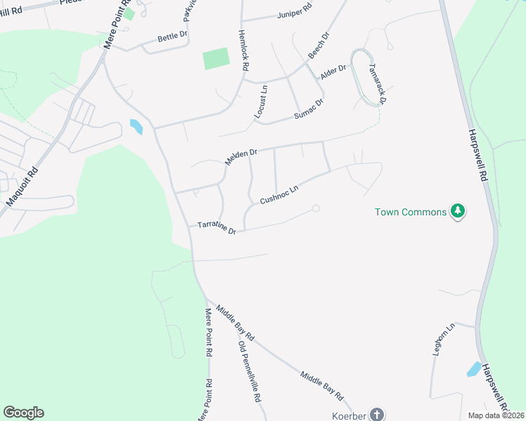 map of restaurants, bars, coffee shops, grocery stores, and more near 11 Algonquin Lane in Brunswick