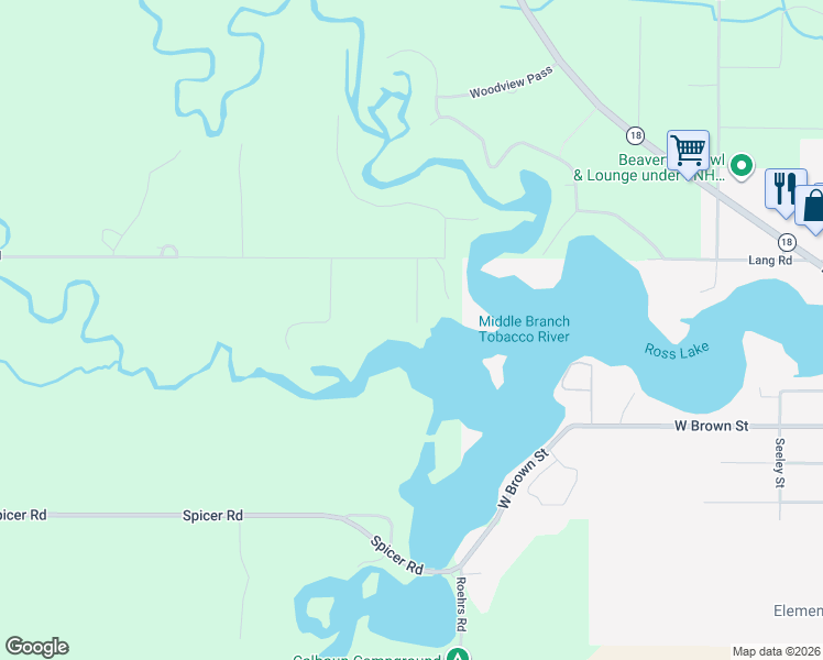 map of restaurants, bars, coffee shops, grocery stores, and more near 3539 Lang Road in Beaverton