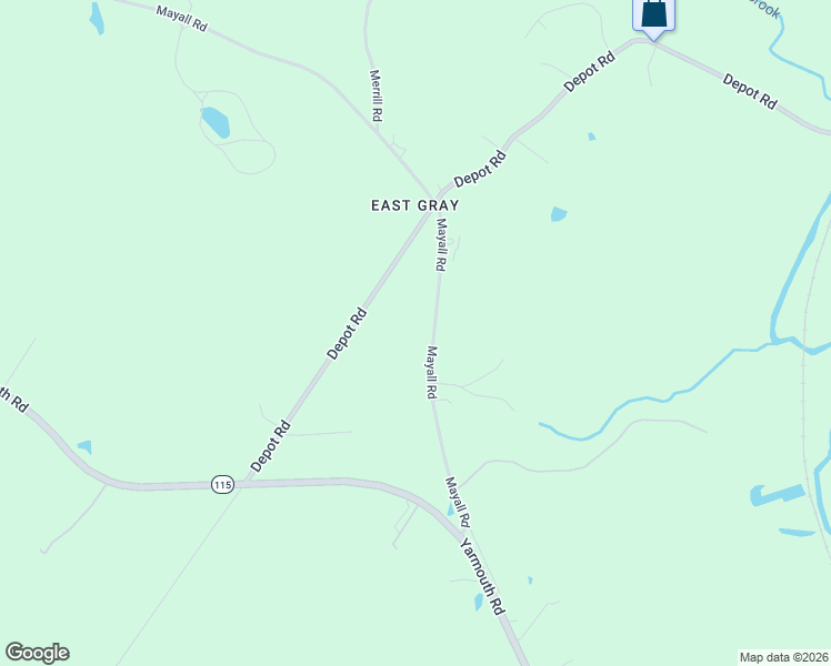 map of restaurants, bars, coffee shops, grocery stores, and more near 35 Mayall Road in Gray