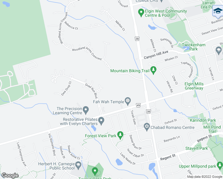 map of restaurants, bars, coffee shops, grocery stores, and more near 11 Fiddlers Circle in Vaughan