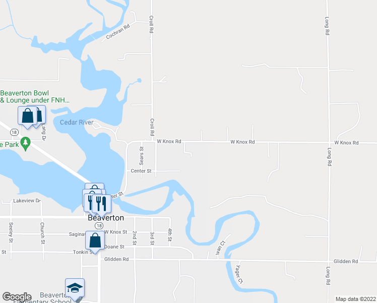 map of restaurants, bars, coffee shops, grocery stores, and more near 2772 West Knox Road in Beaverton