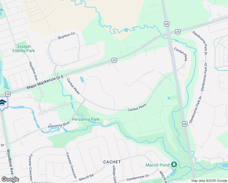 map of restaurants, bars, coffee shops, grocery stores, and more near 26 Blencathra Hill in Markham