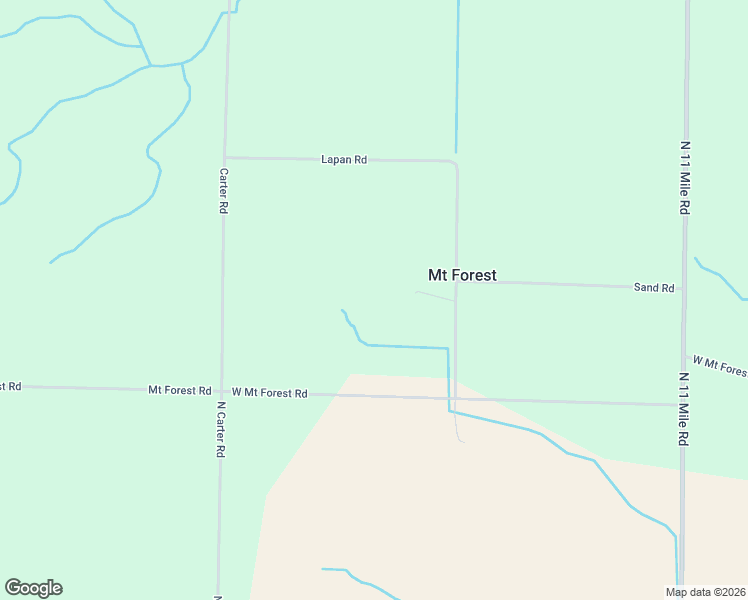 map of restaurants, bars, coffee shops, grocery stores, and more near 5097 Main Street in Pinconning