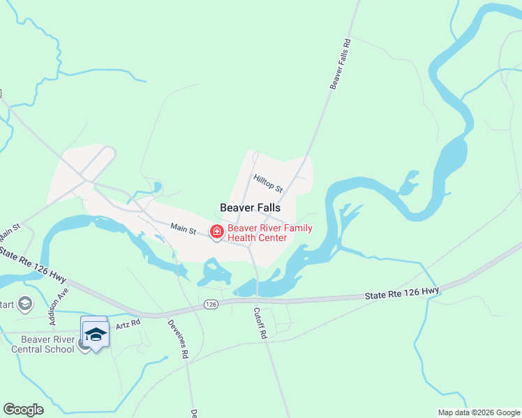 map of restaurants, bars, coffee shops, grocery stores, and more near in Beaver Falls