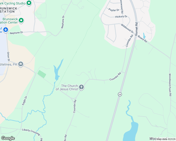 map of restaurants, bars, coffee shops, grocery stores, and more near 138 Coombs Road in Brunswick