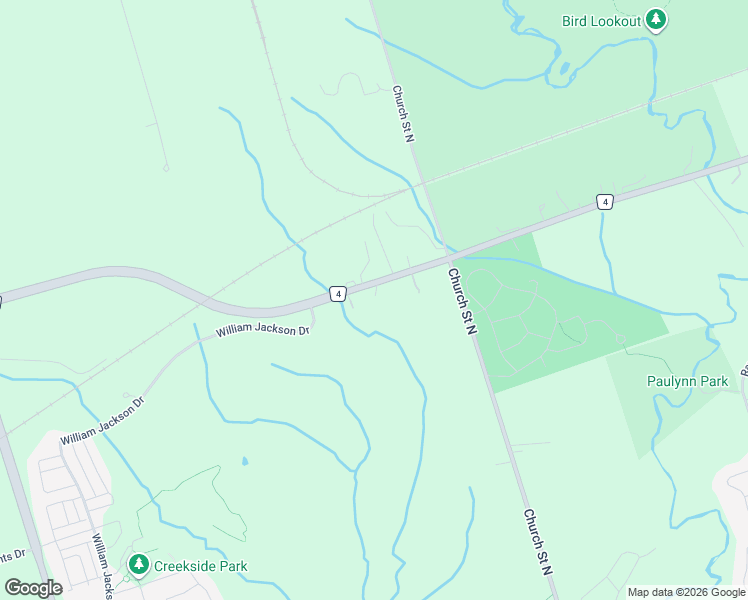 map of restaurants, bars, coffee shops, grocery stores, and more near 669 Taunton Road West in Ajax