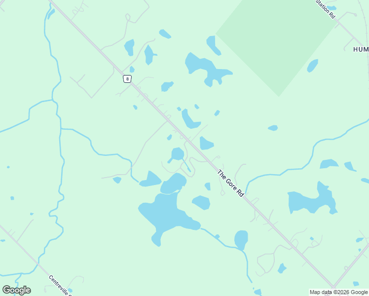 map of restaurants, bars, coffee shops, grocery stores, and more near 15467 The Gore Road in Caledon East