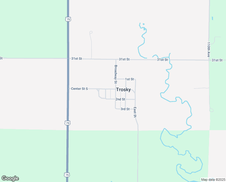 map of restaurants, bars, coffee shops, grocery stores, and more near 201 Broadway Street in Trosky