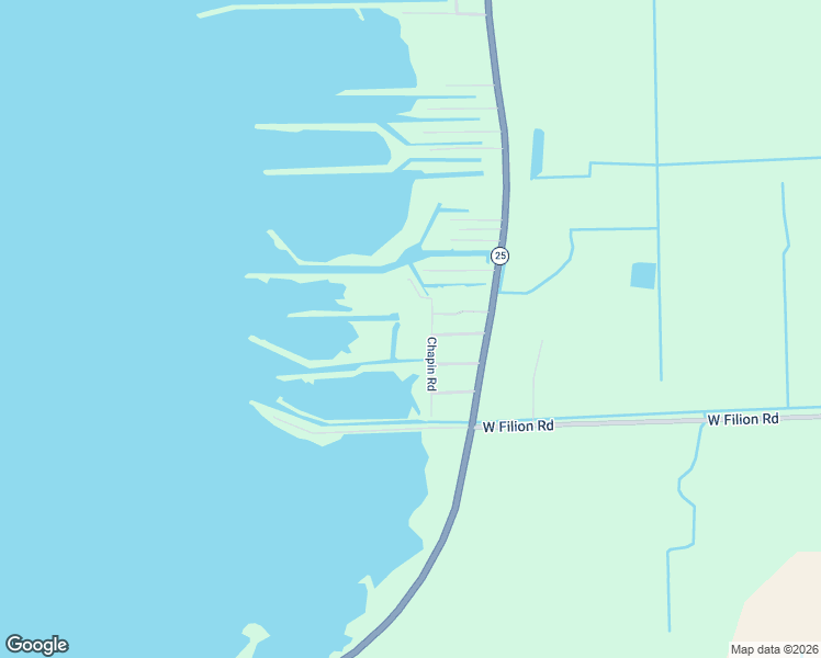 map of restaurants, bars, coffee shops, grocery stores, and more near Chapin Road in Bay Port