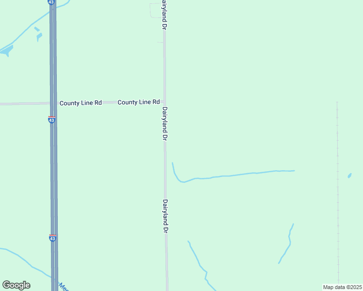 map of restaurants, bars, coffee shops, grocery stores, and more near N9619 Dairyland Drive in Cleveland