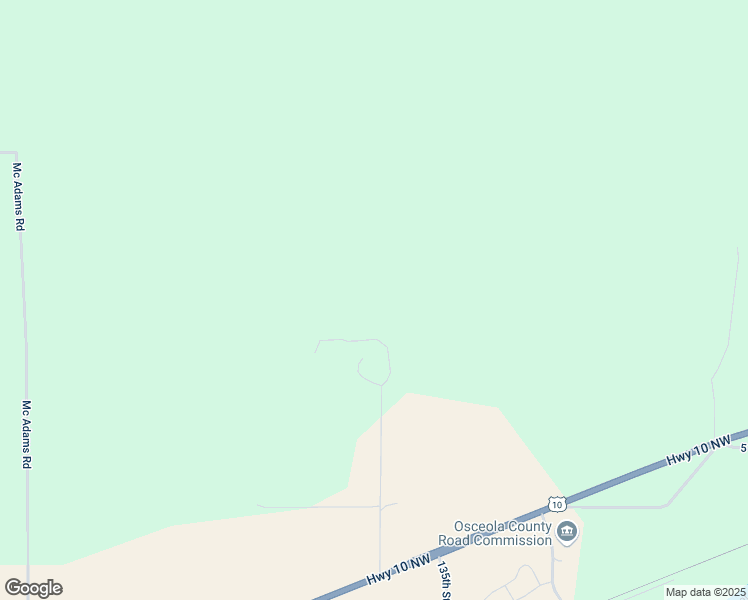 map of restaurants, bars, coffee shops, grocery stores, and more near 5127 140th Avenue in Hersey